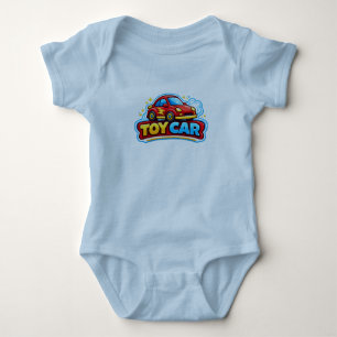 T-Shirt mit Grafik eines Spielzeugautos – Lustiges Baby Strampler