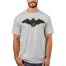 T-Shirt mit Grafikdruck eines geflügelten Nachtges