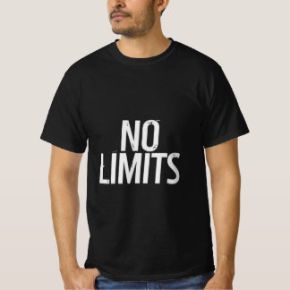T-Shirt mit Gym-Motivation ohne Grenzen | Fitness-