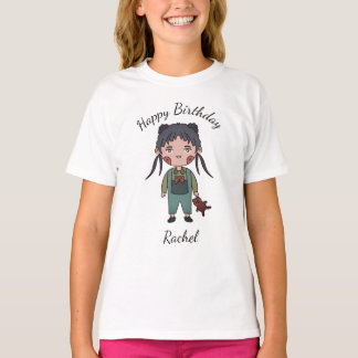 T-Shirt mit Happy Birthday Text