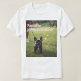 T-Shirt mit Haustier-Motiv – Foto & Name nach Wuns