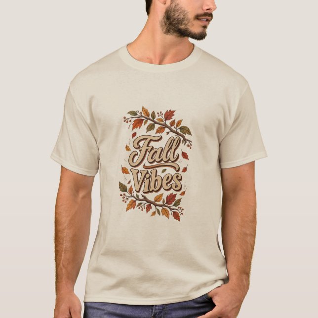 T-Shirt mit Herbststimmung (Vorderseite)