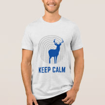 T - Shirt mit Hirschmotiv und Ruhe