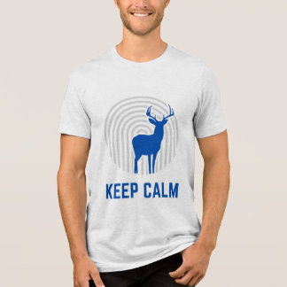 T - Shirt mit Hirschmotiv und Ruhe