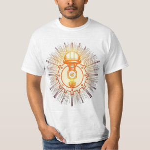 T-Shirt mit Ingenieur-Design 