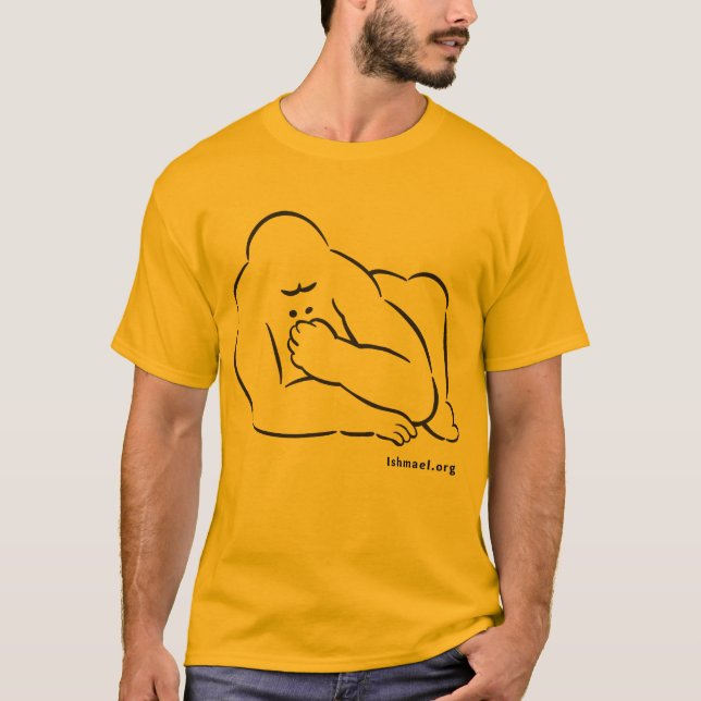 T - Shirt mit Ishmael Zeichnung (Vorderseite)