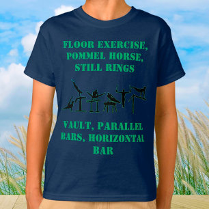 T-Shirt mit Jungen-Turnfähigkeiten und seinem Name