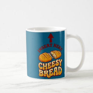 T-Shirt mit käsigem Brot lustiger Pizza-Liebhaber Kaffeetasse