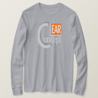 T-Shirt mit klarer Konzept-Typografie-Grafik