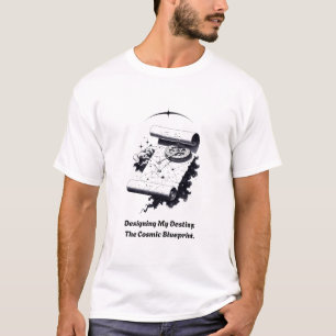 T-Shirt mit kosmischem Bauplan