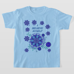 T - Shirt mit kreativen Blume