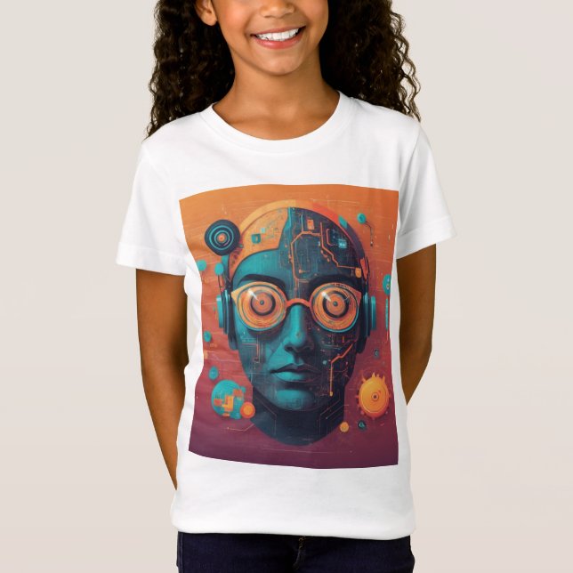 T - Shirt mit künstlicher Intelligenz (Vorderseite)
