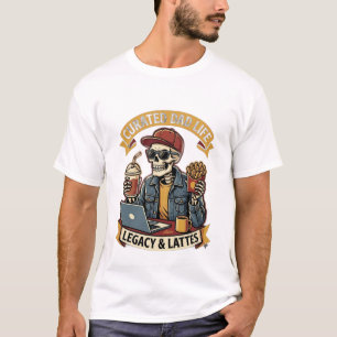 T-Shirt mit kuratiertem Dad-Leben