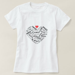T-Shirt mit LOVE-Text