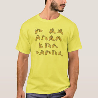 T-Shirt mit lustigem Motiv in der Zeichensprache
