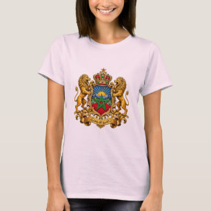 T-Shirt mit marokkanischem königlichem Wappen
