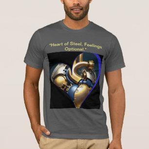T - Shirt mit mechanischem Herzen