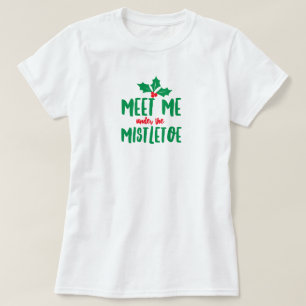 T-Shirt mit Mistelzweig-Motiv