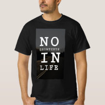 T-Shirt mit Motivationszitat, für Männer.