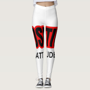 T-Shirt mit motivierender Typografie und positiver Leggings
