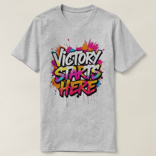 T-Shirt mit mutiger Aussage (Design vorne)