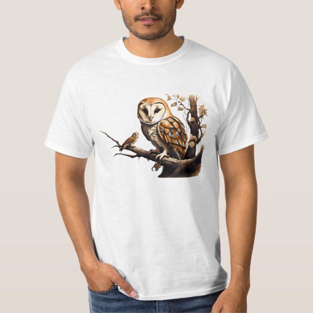 T - Shirt mit Niedlichem Stallhühnchen und Baby (Vorderseite)