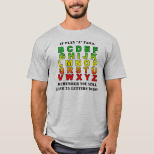 T-Shirt mit Plänen 'B' bis 'Z'