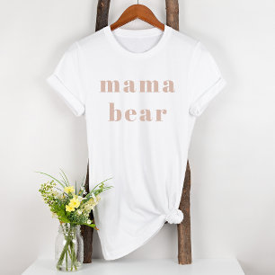 T-Shirt mit rosa Sandsteintypografie für werdende