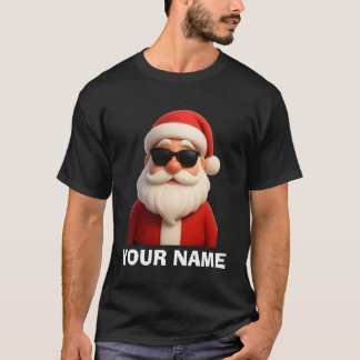 T-Shirt mit Santa und Ihrem Namen