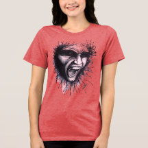 T - Shirt mit schäumender Oberfläche