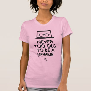 T-Shirt mit schlanker Oberfläche : nie zu alt (ros