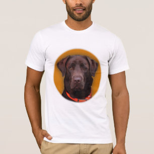 T - Shirt mit Schokoladen-Labrador und -zitat