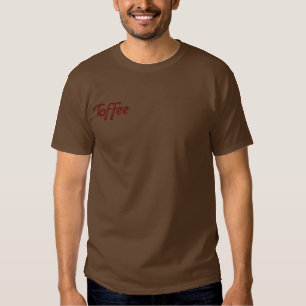 T-SHIRT MIT STICKEREI HERREN-STIL DESIGN
