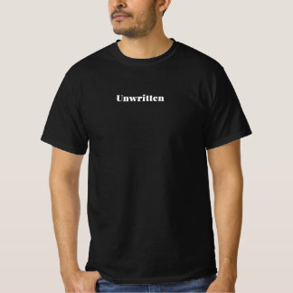 T-Shirt mit tiefer Bedeutung und ungeschriebenem W