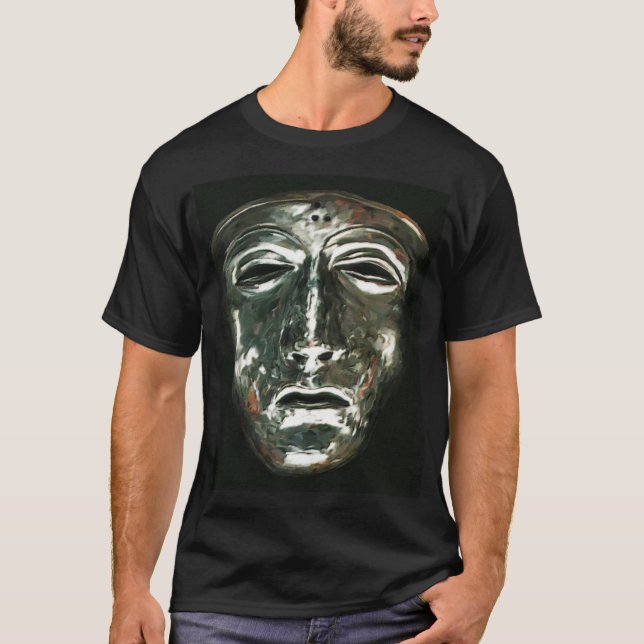 T-Shirt mit Totenmaske ( Ölgemälde ) (Vorderseite)