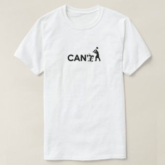 T-Shirt mit Typografie: Grenzen durchbrechen – Von