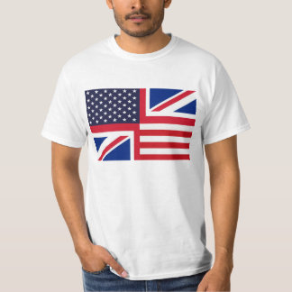 T - Shirt mit US Flagge und Gewerkschaft Jack