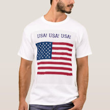 T-Shirt mit US- und Union Jack-Flaggen