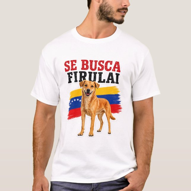 T-Shirt mit venezolanischem Hund (Vorderseite)