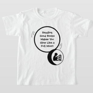T-Shirt mit Zitat für Kinder zum Lesen