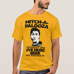 T-shirt Mitch-A-Palooza - Parti de l'ancienne école de cin