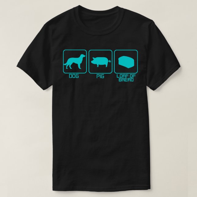 T-shirt Mitchells Vs Machines Chien Cochon Pain (Design devant)