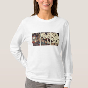 T-shirt Mitsukini défiant le spectre squelettique, c.1845