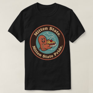 T-shirt Mitten State Pride_ Michigan Vintage