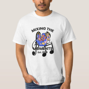 T-Shirt Mix Musical DJ Rétro