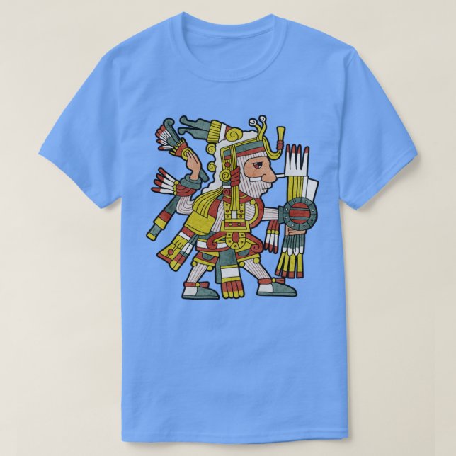 T-shirt Mixcoatl Aztec Dieu Serpent Cloud Maya Inca Toltec (Design devant)
