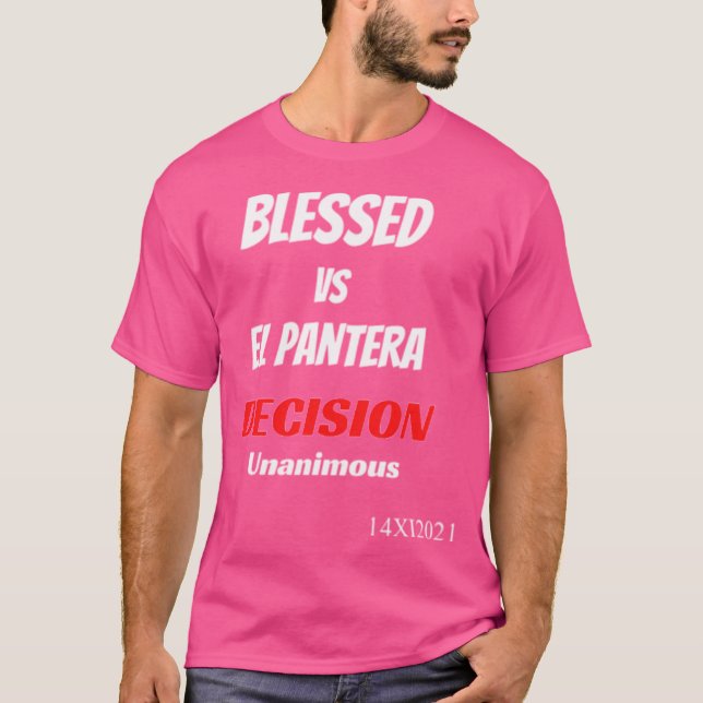 T-shirt Mixed martial art Bénéficie de la décision El Pant (Devant)
