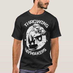 T-shirt MIXED MARTIAL ART Cage Fighter Throwing Haymakers