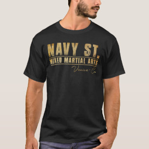 T-shirt Mixed martial art de la rue Navy Mixte Arts martia