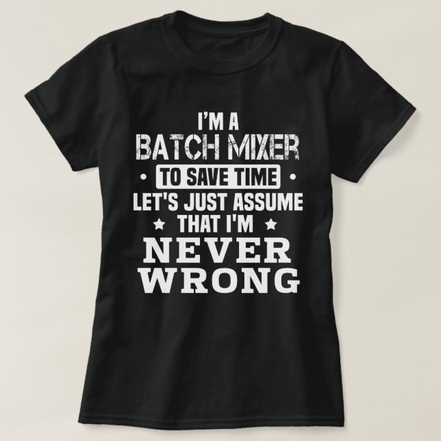 T-shirt Mixeur de lots (Design devant)